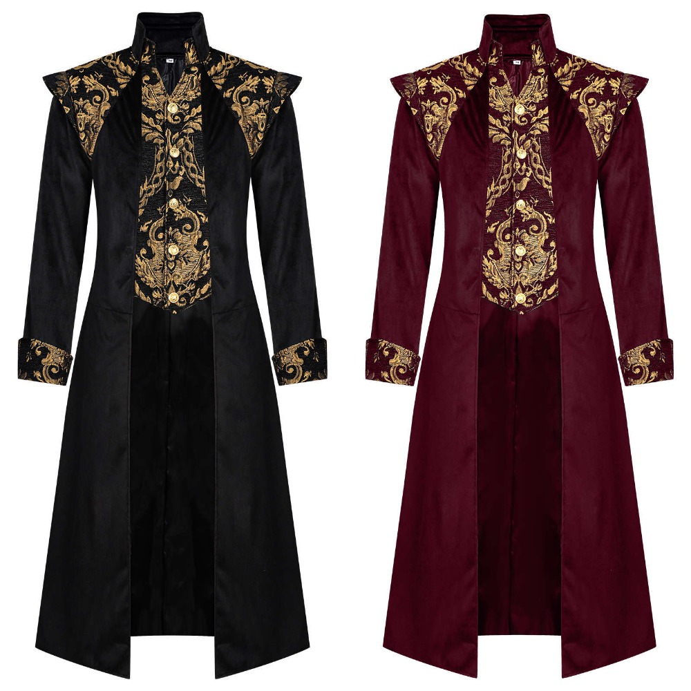 Women'S Gothic Formal Wear - Veste de costume steampunk médiévale, style