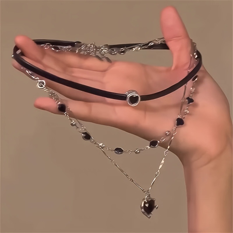 Women'S Gothic Formal Wear - Collier gothique superposé en forme de