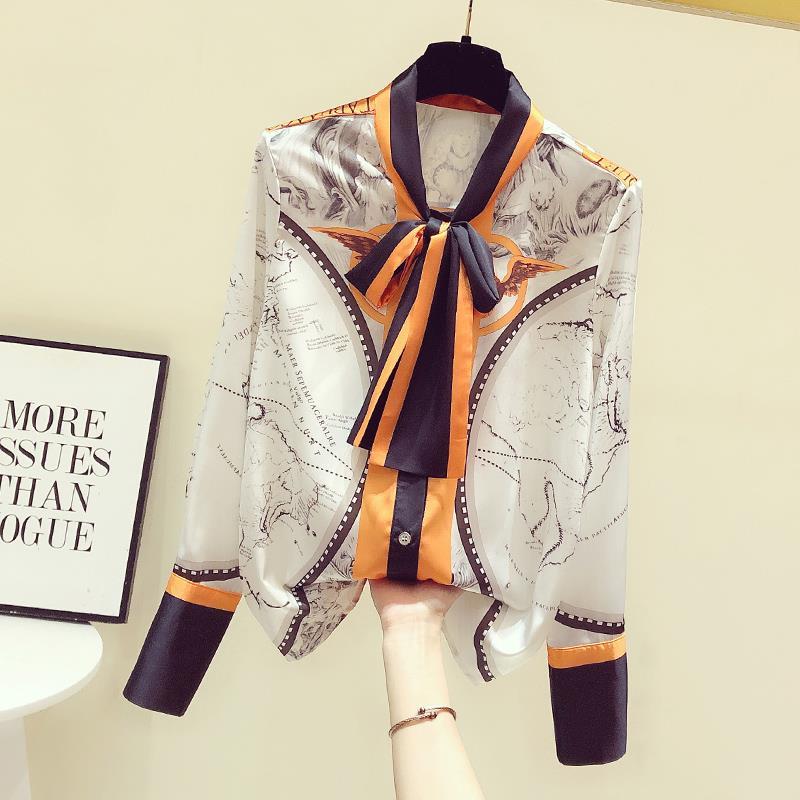 Silk Blouse Button - Chemisier à manches longues en mousseline