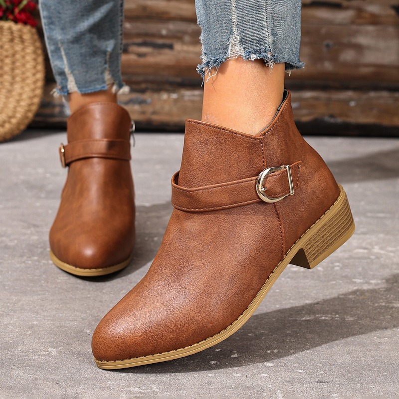 Formal Women'S Wear - Bottines pour femmes, automne-hiver, fermeture éclair