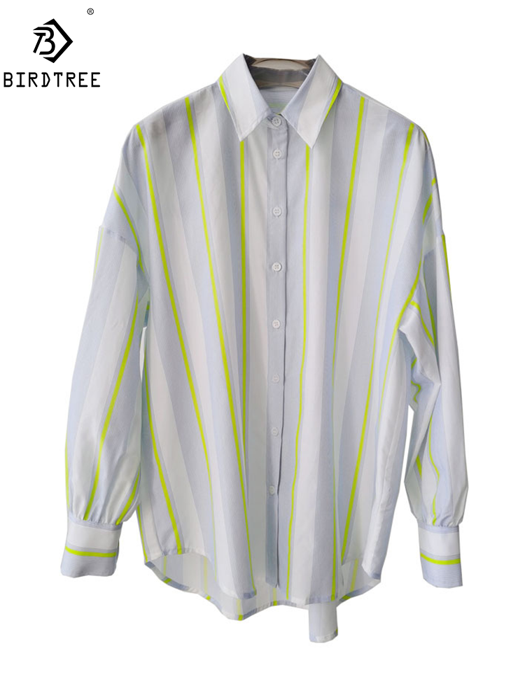 Silk Blouse Button - Chemisier élégant en soie véritable 27,7