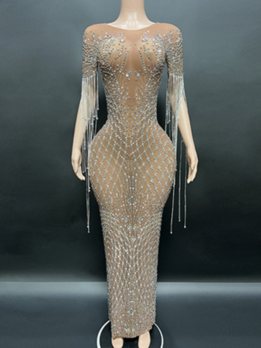 Women'S Formal Wear Wedding - Robe de soirée sirène en cristal