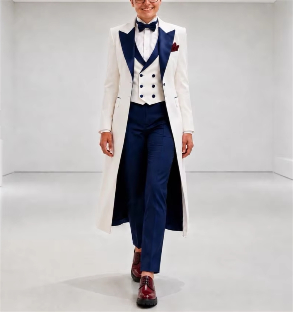 Women'S Formal Wear Wedding - Veste de costume pour femme bleu