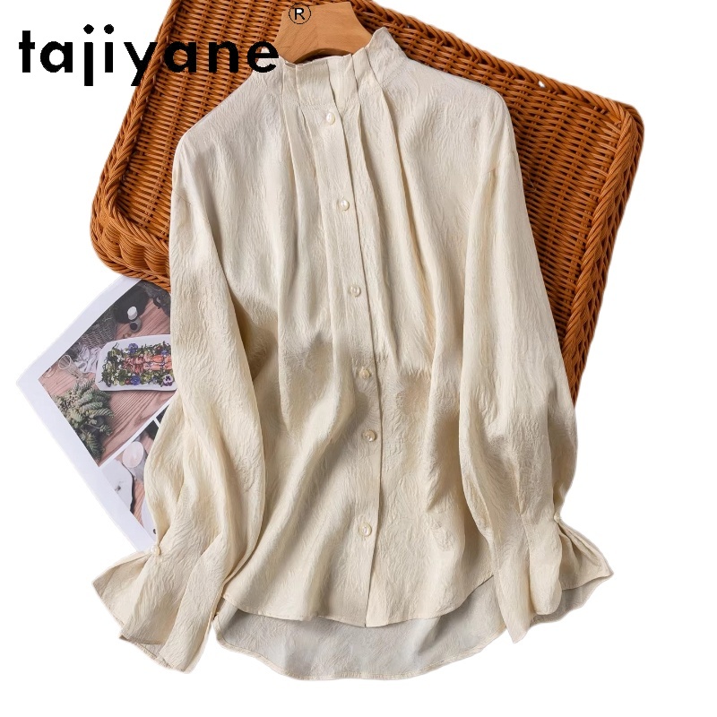 TAJIYANE Chemise 100% Soie de  - Silk Blouse Button avis et prix