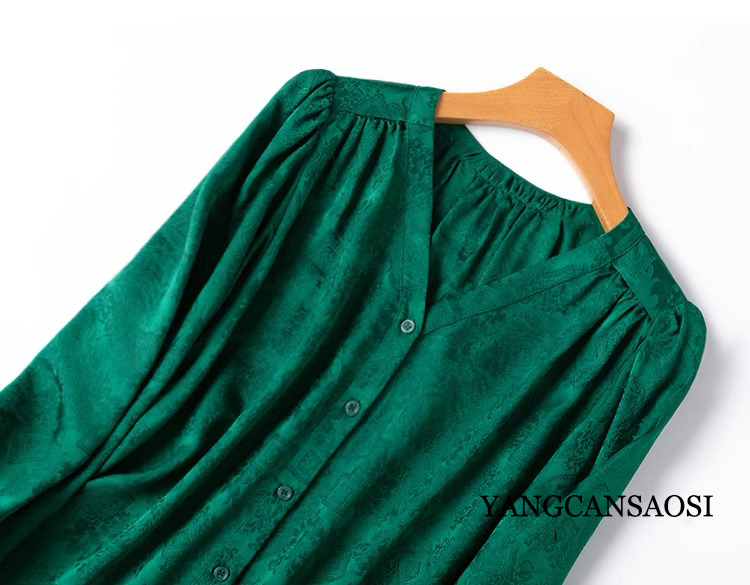 Chemisier Femme Rétro Printemp - Silk Blouse Button avis et prix