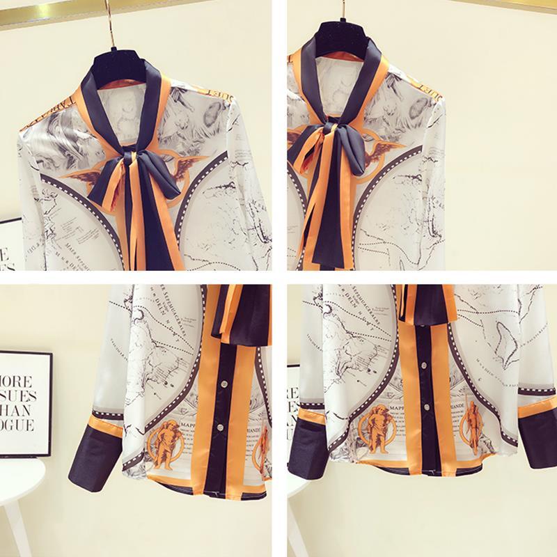 Chemisier à manches longues en - Silk Blouse Button avis et prix