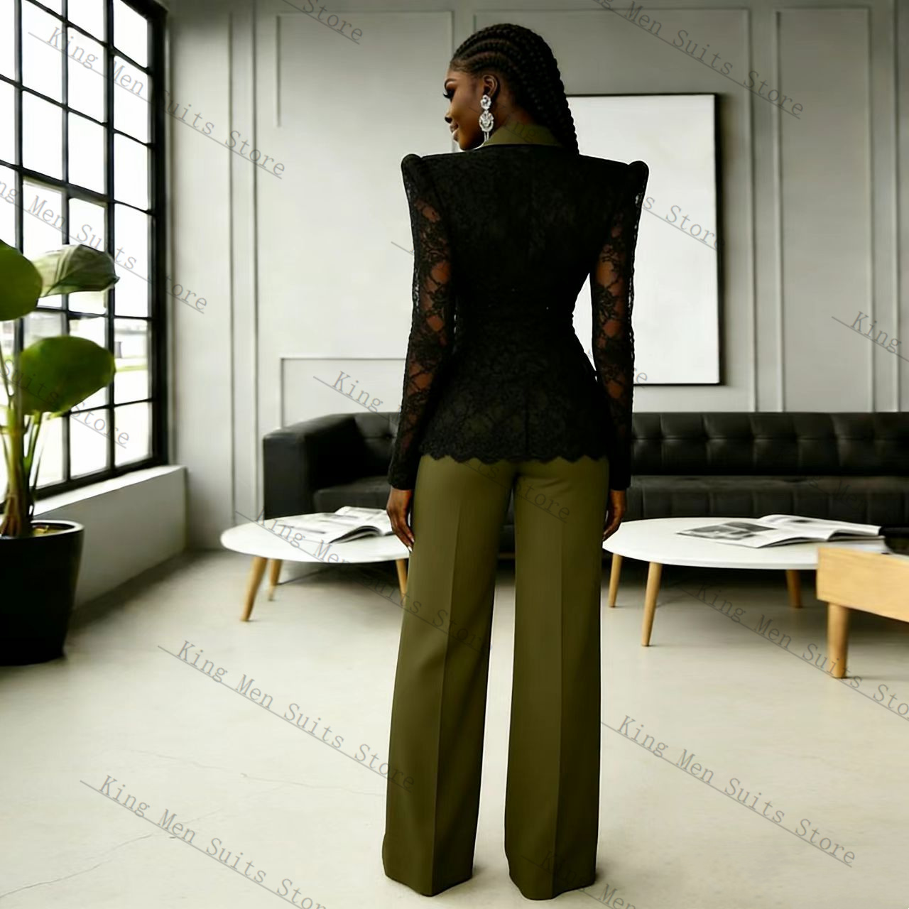 Ensemble tailleur femme vert e - Women'S Green Formal Wear avis et prix