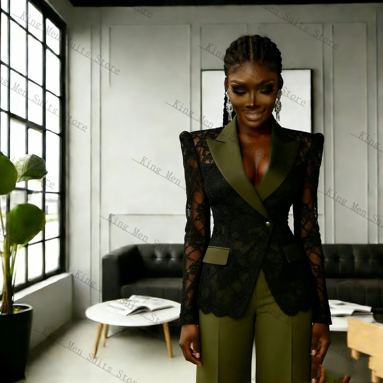 Ensemble tailleur femme vert e - Women'S Green Formal Wear avis et prix