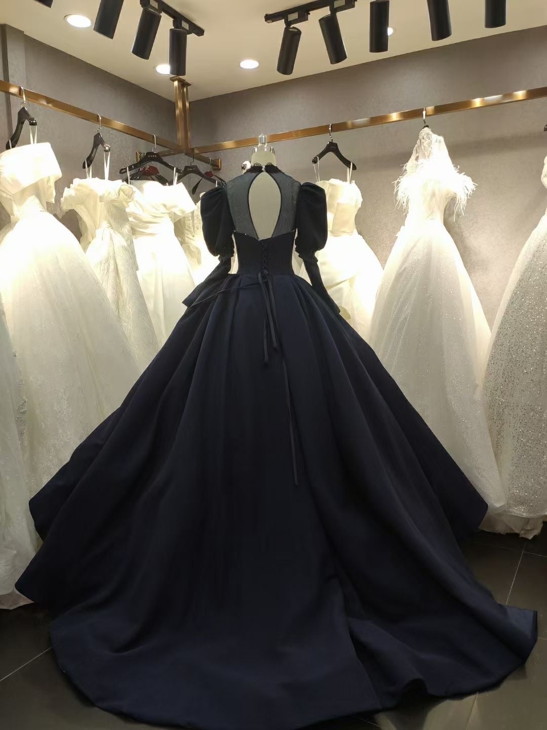 Robe de mariée gothique noire, - Women'S Gothic Formal Wear avis et prix
