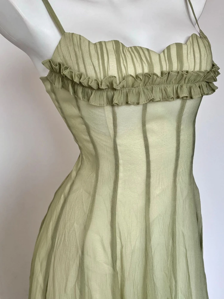 Robe longue verte vintage styl - Women'S Green Formal Wear avis et prix