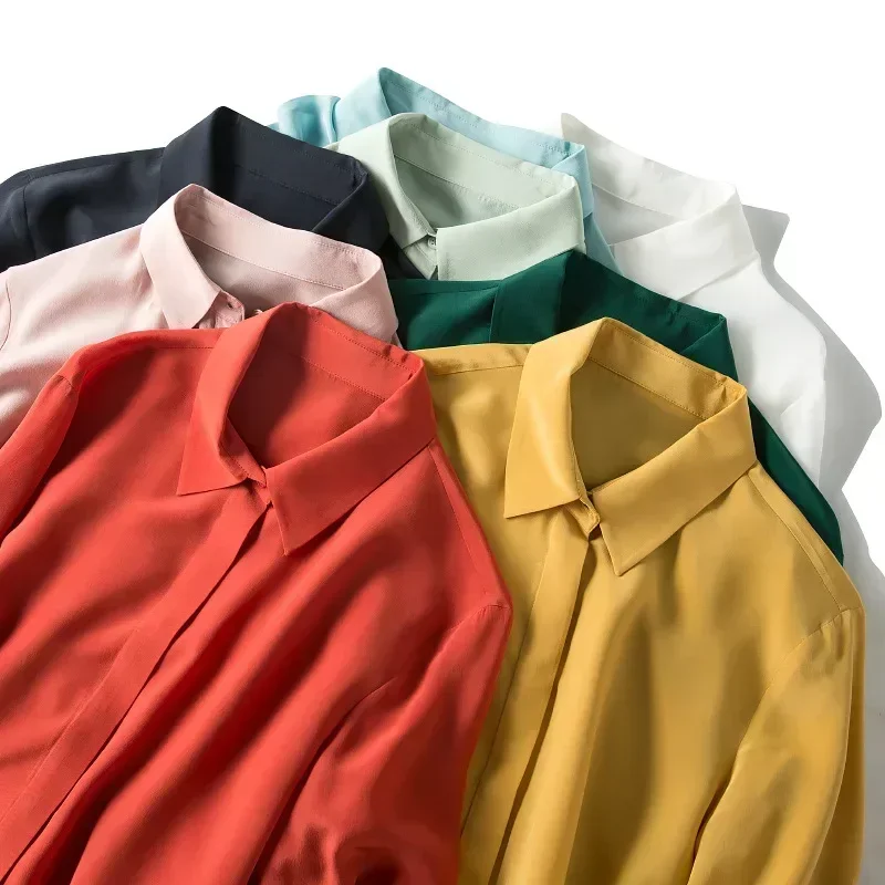 2025 printemps nouvelle chemis - Silk Blouse Button avis et prix