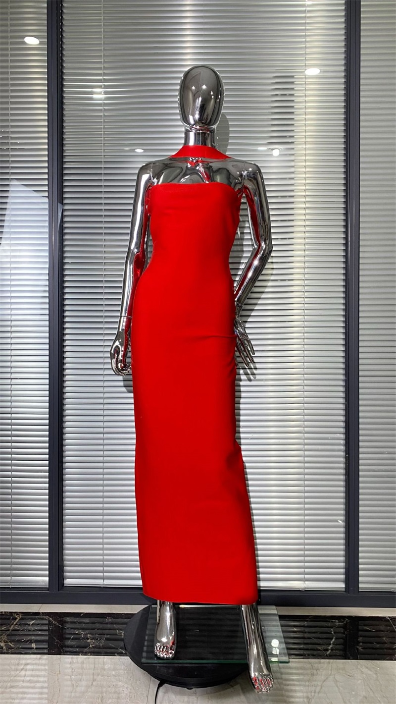 Robe de bal à bandes rouge pou - Women'S Holiday Formal Wear avis et prix