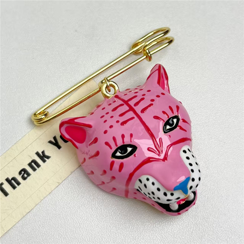 Broche tigre en émail élégante - Women'S Formal Wear Accessories avis et prix