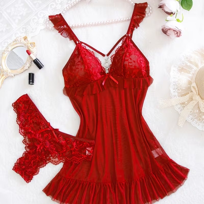 Nouvel ensemble de lingerie ro - Women'S Formal Wear Wedding avis et prix