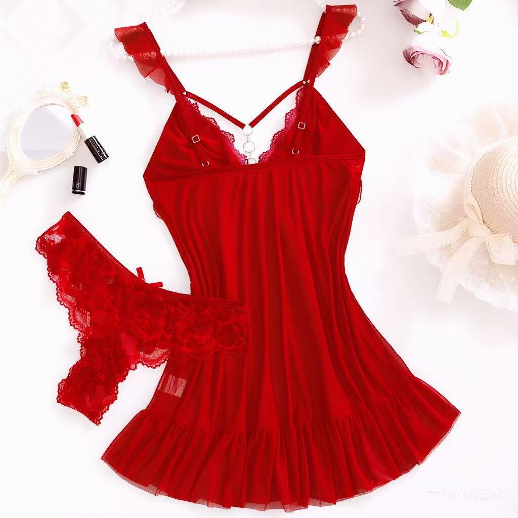 Nouvel ensemble de lingerie ro - Women'S Formal Wear Wedding avis et prix