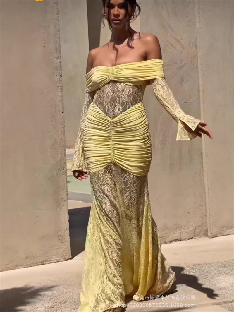 Sexy dentelle sirène femmes Ro - Women'S Holiday Formal Wear avis et prix