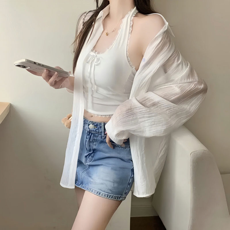 Chemisiers amples décontractés - Silk Blouse Button avis et prix