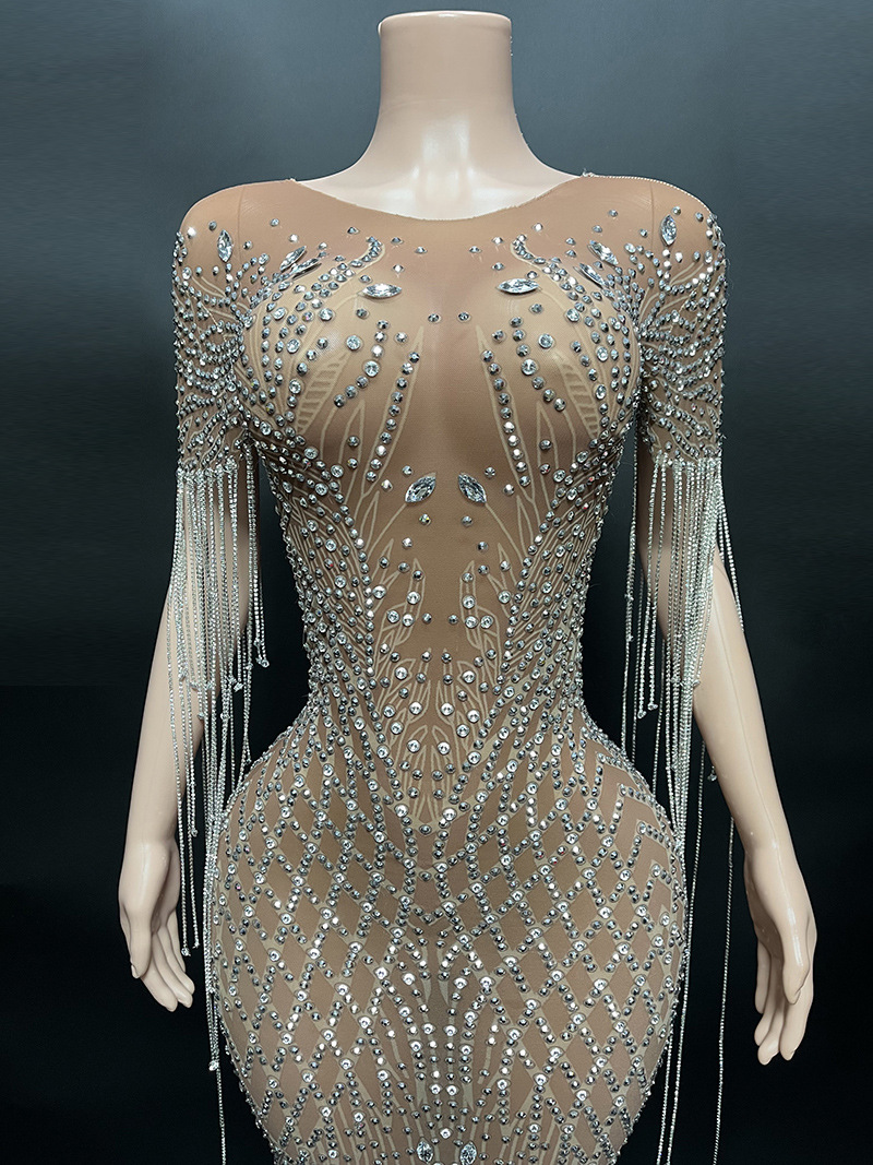 Robe de soirée sirène en crist - Women'S Formal Wear Wedding avis et prix