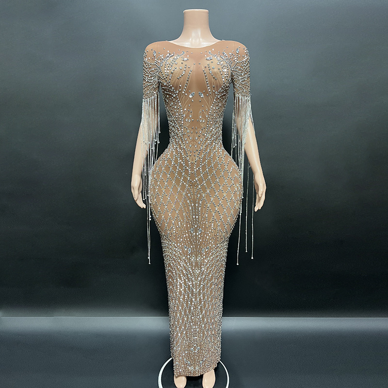 Robe de soirée sirène en crist - Women'S Formal Wear Wedding avis et prix