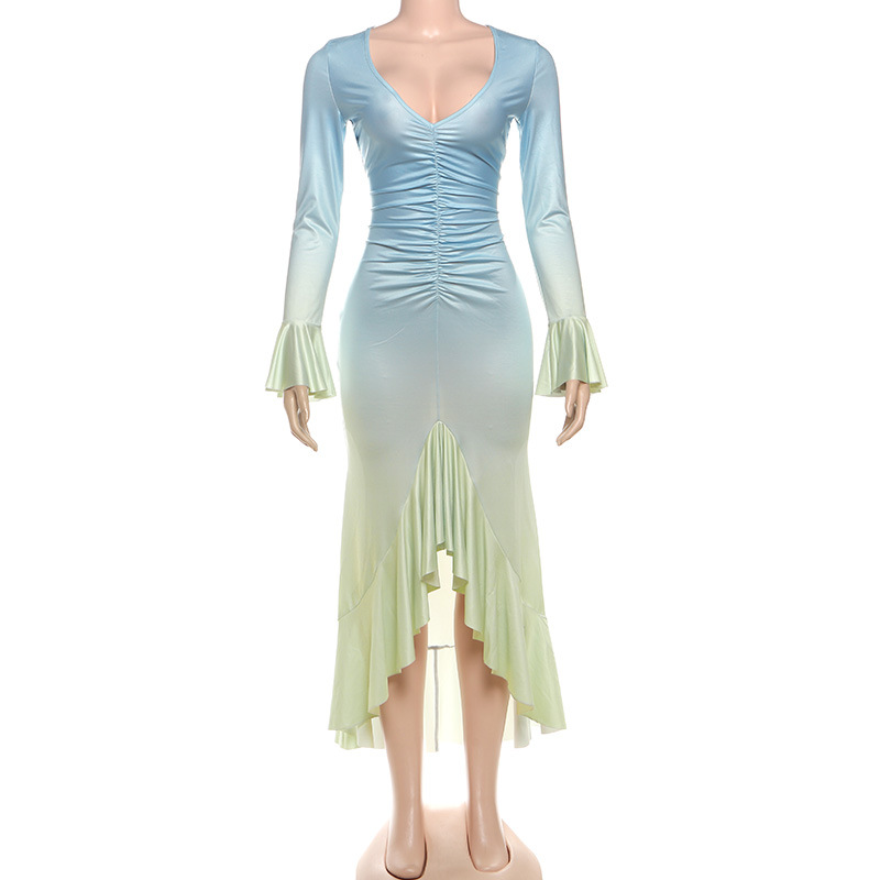 Robe de bal bleue dégradée pou - Women'S Holiday Formal Wear avis et prix