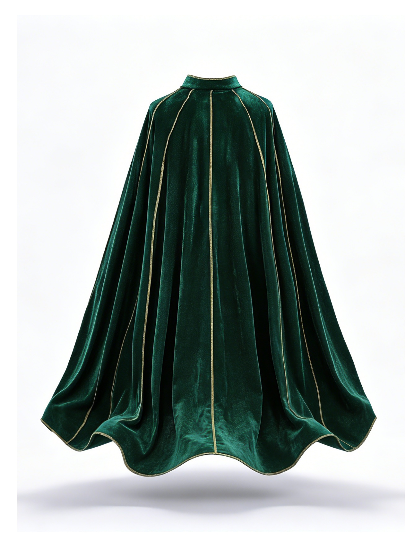 Cape vintage en velours vert p - Women'S Green Formal Wear avis et prix