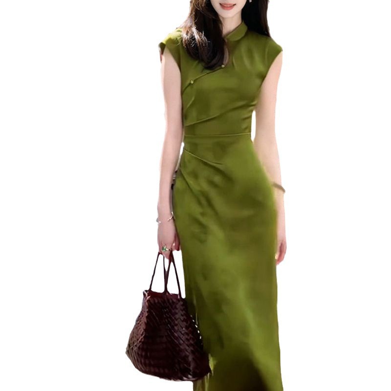 Robe longue de soirée élégante - Women'S Green Formal Wear avis et prix