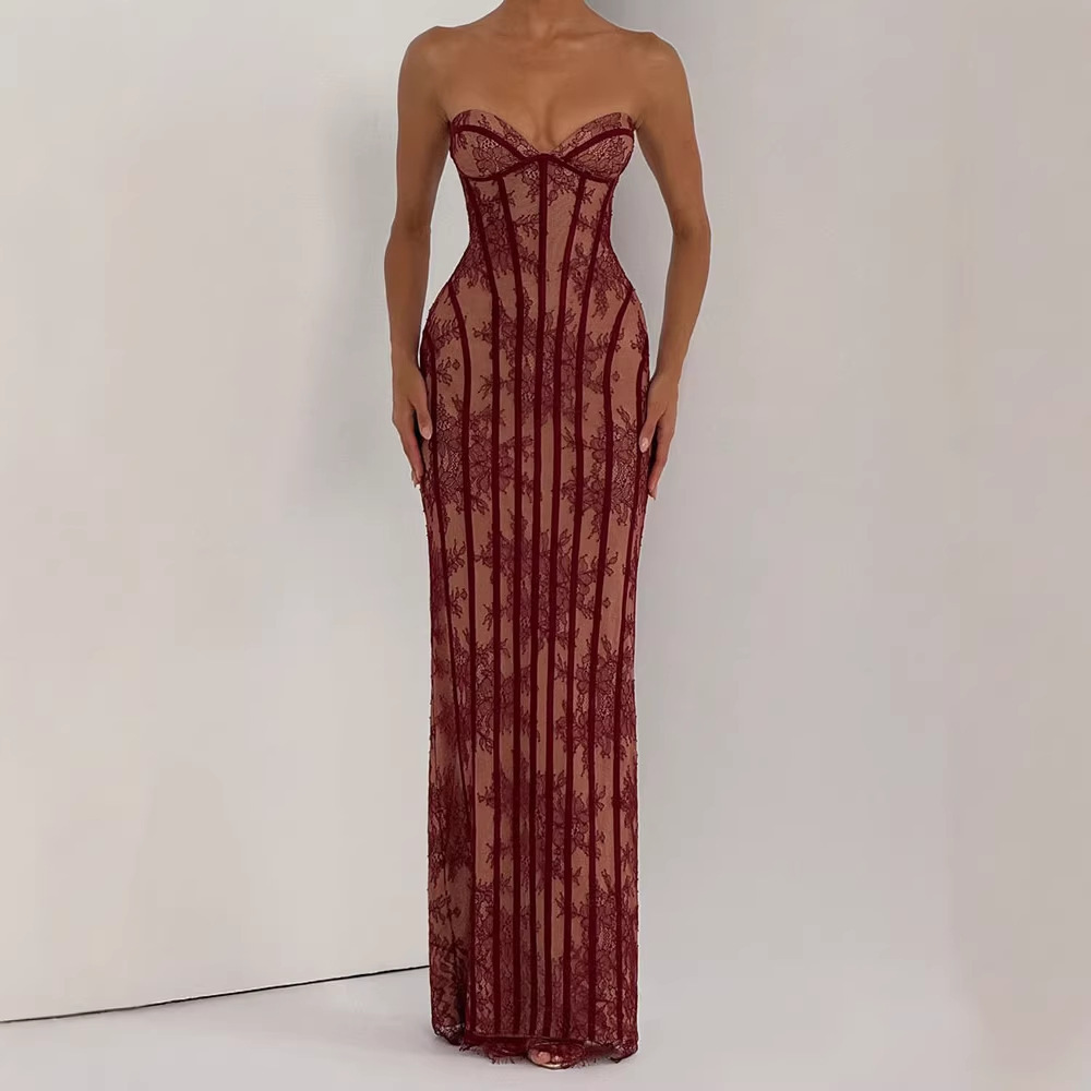 Robe longue moulante sans bret - Formal Women'S Wear avis et prix