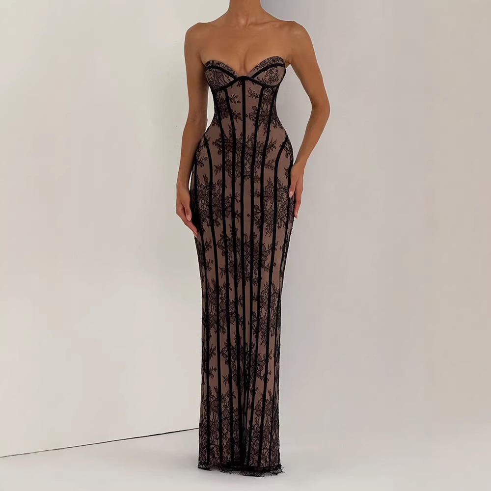 Robe longue moulante sans bret - Formal Women'S Wear avis et prix