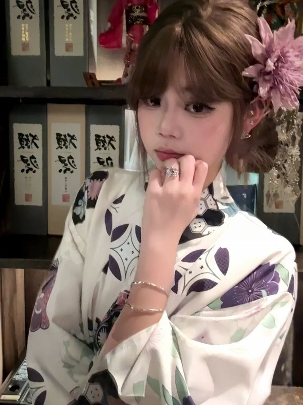 Kimono traditionnel violet pou - Women'S Formal Traditional Wear avis et prix