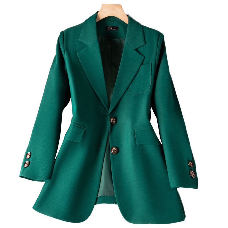 Veste à boutonnage simple à ma - Women'S Green Formal Wear avis et prix